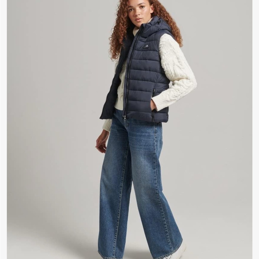 Superdry Blue Vest Jacket